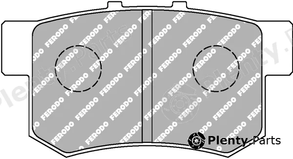 Ferodo Racing FCP956W — Brake Pad Set, disc brake