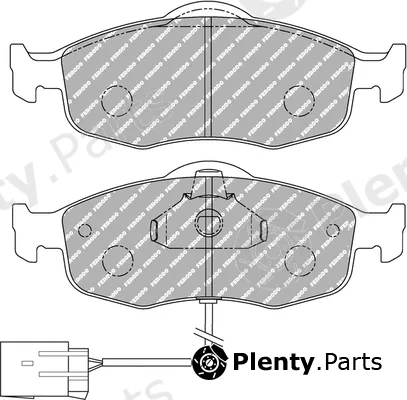Ferodo Racing FDS766 — Brake Pad Set, disc brake