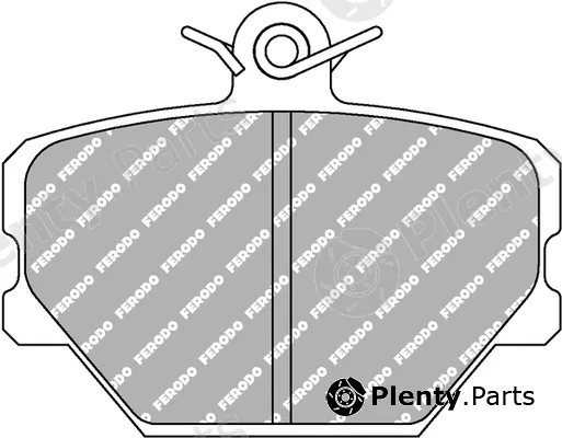 Ferodo Racing FCP1162H — Brake Pad Set, disc brake