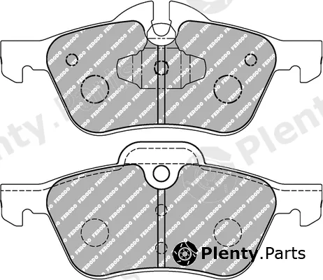Ferodo Racing FCP1499R — Brake Pad Set, disc brake