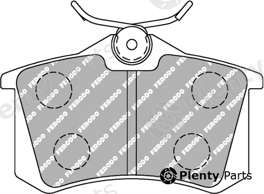 Ferodo Racing FCP1491H — Brake Pad Set, disc brake
