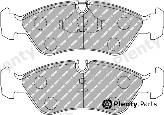 Ferodo Racing FDS584 — Brake Pad Set, disc brake