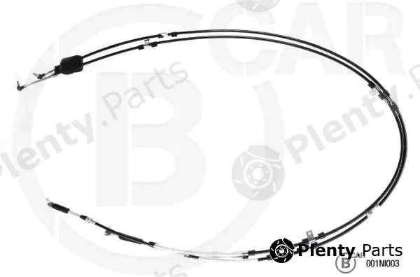 B CAR 001NI003 — Cable Pull, manual transmission