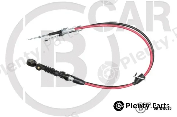B CAR 001DW025 — Cable Pull, manual transmission