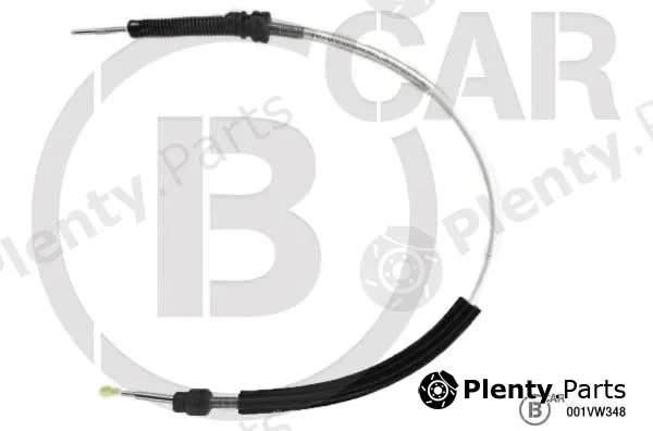 B CAR 001VW348 — Cable Pull, manual transmission