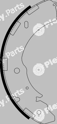 Nisshinbo NS3004 — Brake Shoe Set