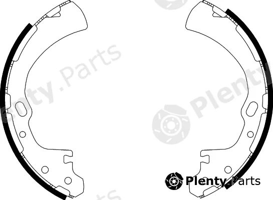 Nisshinbo NS2001 — Brake Shoe Set