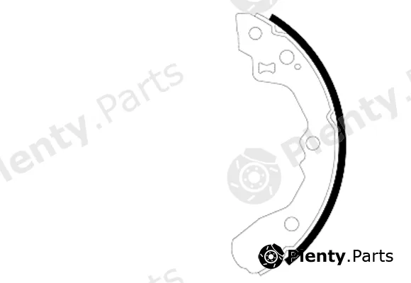 Nisshinbo NS6005 — Brake Shoe Set