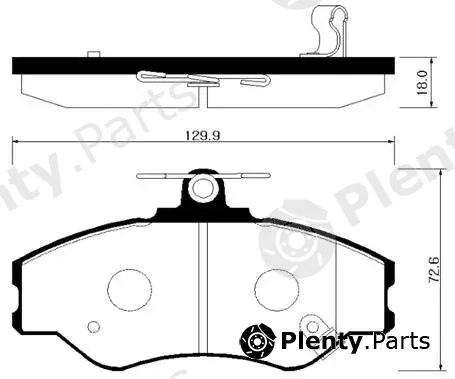 HSB Gold HP0019 — Brake Pad Set, disc brake