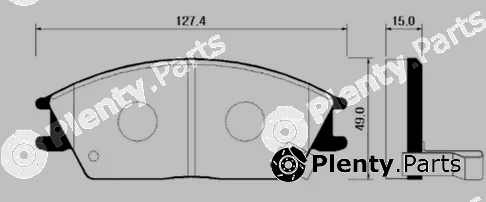HSB Gold HP0004 — Brake Pad Set, disc brake