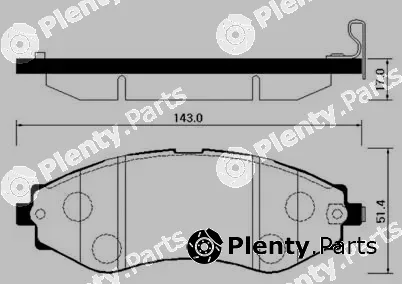 HSB Gold HP2008 — Brake Pad Set, disc brake