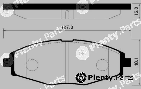 HSB Gold HP2002 — Brake Pad Set, disc brake