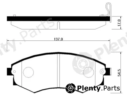 HSB Gold HP0003 — Brake Pad Set, disc brake