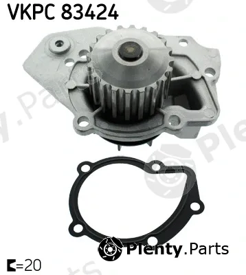 SKF VKPC83424 — Water Pump, engine cooling Aquamax
