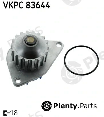 SKF VKPC83644 — Water Pump, engine cooling Aquamax