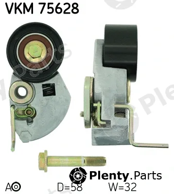 SKF VKM75628 — Tensioner Pulley, timing belt