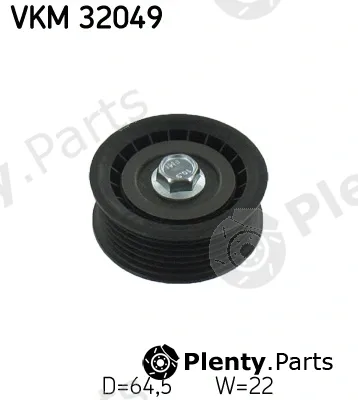 SKF VKM32049 — Deflection/Guide Pulley, V-ribbed belt