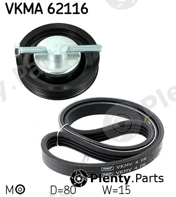 SKF VKMA62116 — V-Ribbed Belt Set