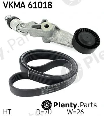SKF VKMA61018 — V-Ribbed Belt Set