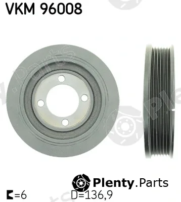 SKF VKM96008 — Belt Pulley, crankshaft