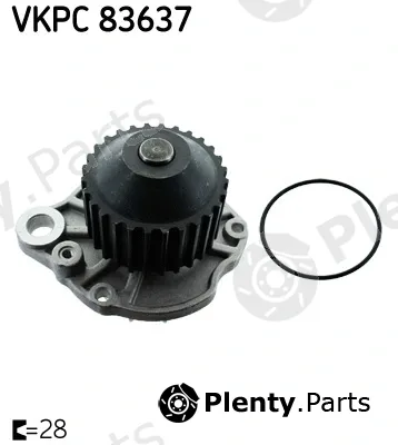 SKF VKPC83637 — Water Pump, engine cooling