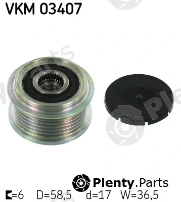 SKF VKM03407 — Alternator Freewheel Clutch