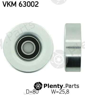 SKF VKM63002 — Deflection/Guide Pulley, V-ribbed belt