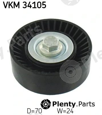 SKF VKM34105 — Deflection/Guide Pulley, V-ribbed belt