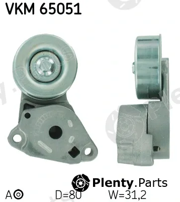 SKF VKM65051 — Tensioner Pulley, V-ribbed belt