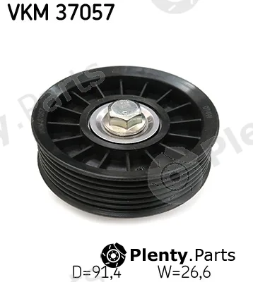 SKF VKM37057 — Deflection/Guide Pulley, V-ribbed belt