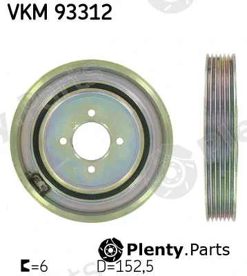 SKF VKM93312 — Belt Pulley, crankshaft