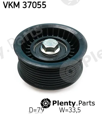 SKF VKM37055 — Deflection/Guide Pulley, V-ribbed belt