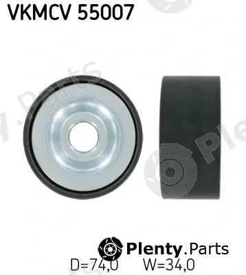 SKF VKMCV55007 — Deflection/Guide Pulley, V-ribbed belt