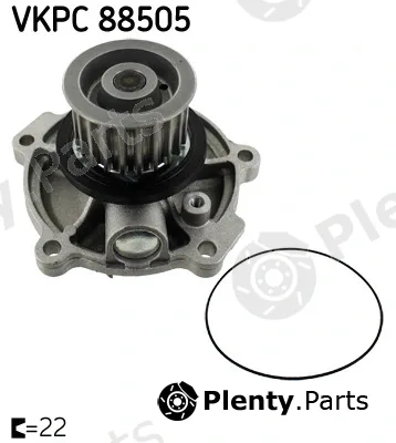 SKF VKPC88505 — Water Pump, engine cooling