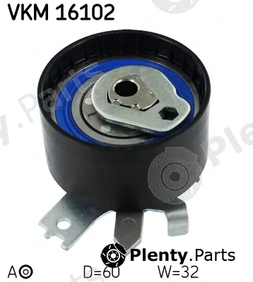 SKF VKM16102 — Tensioner Pulley, timing belt