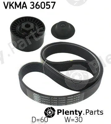 SKF VKMA36057 — V-Ribbed Belt Set