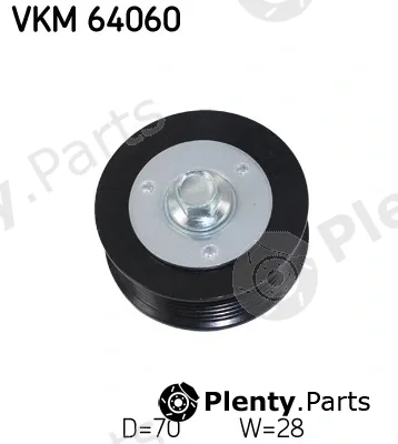 SKF VKM64060 — Deflection/Guide Pulley, V-ribbed belt
