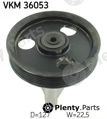 SKF VKM36053 — Deflection/Guide Pulley, V-ribbed belt