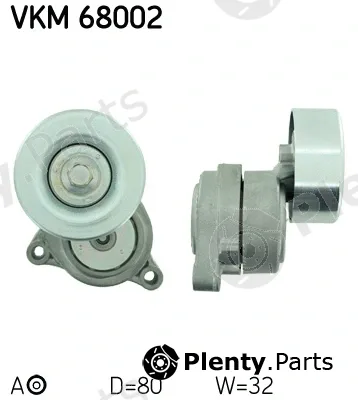 SKF VKM68002 — Tensioner Pulley, V-ribbed belt