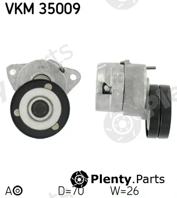 SKF VKM35009 — Tensioner Pulley, V-ribbed belt