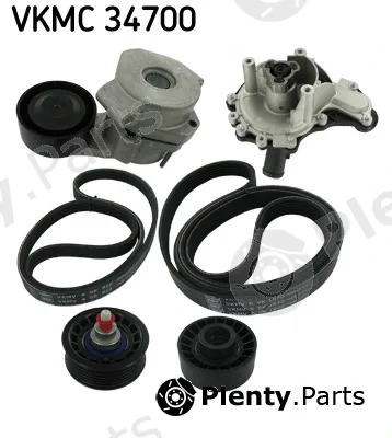 SKF VKMC34700 — Water Pump + V-Ribbed Belt Kit