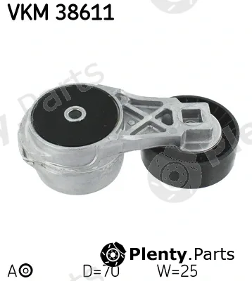 SKF VKM38611 — Tensioner Pulley, V-ribbed belt