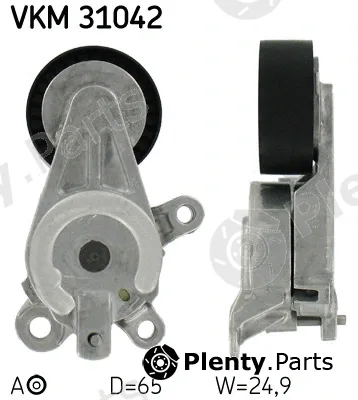 SKF VKM31042 — Tensioner Pulley, V-ribbed belt