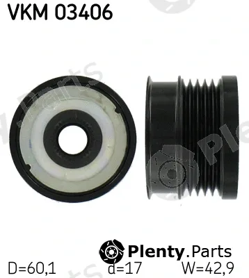 SKF VKM03406 — Alternator Freewheel Clutch