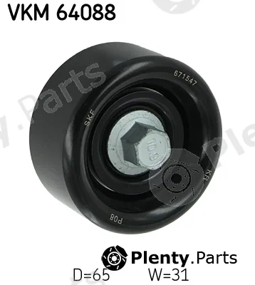 SKF VKM64088 — Deflection/Guide Pulley, V-ribbed belt