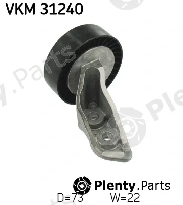 SKF VKM31240 — Deflection/Guide Pulley, V-ribbed belt