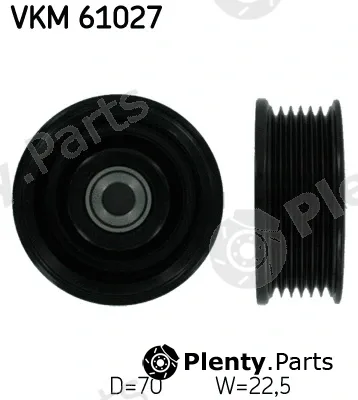SKF VKM61027 — Deflection/Guide Pulley, V-ribbed belt