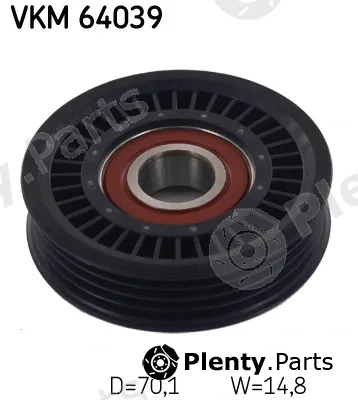 SKF VKM64039 — Deflection/Guide Pulley, V-ribbed belt