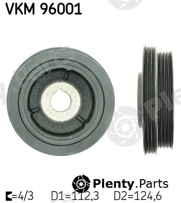 SKF VKM96001 — Belt Pulley, crankshaft