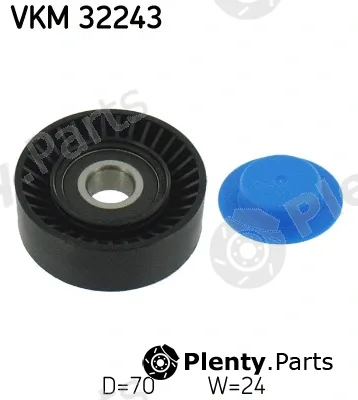 SKF VKM32243 — Deflection/Guide Pulley, V-ribbed belt